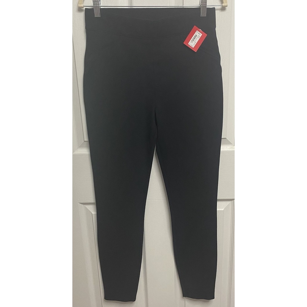 SPANX Women Skinny Black High Waisted Casual Leggings Stretch NWT- M TALL